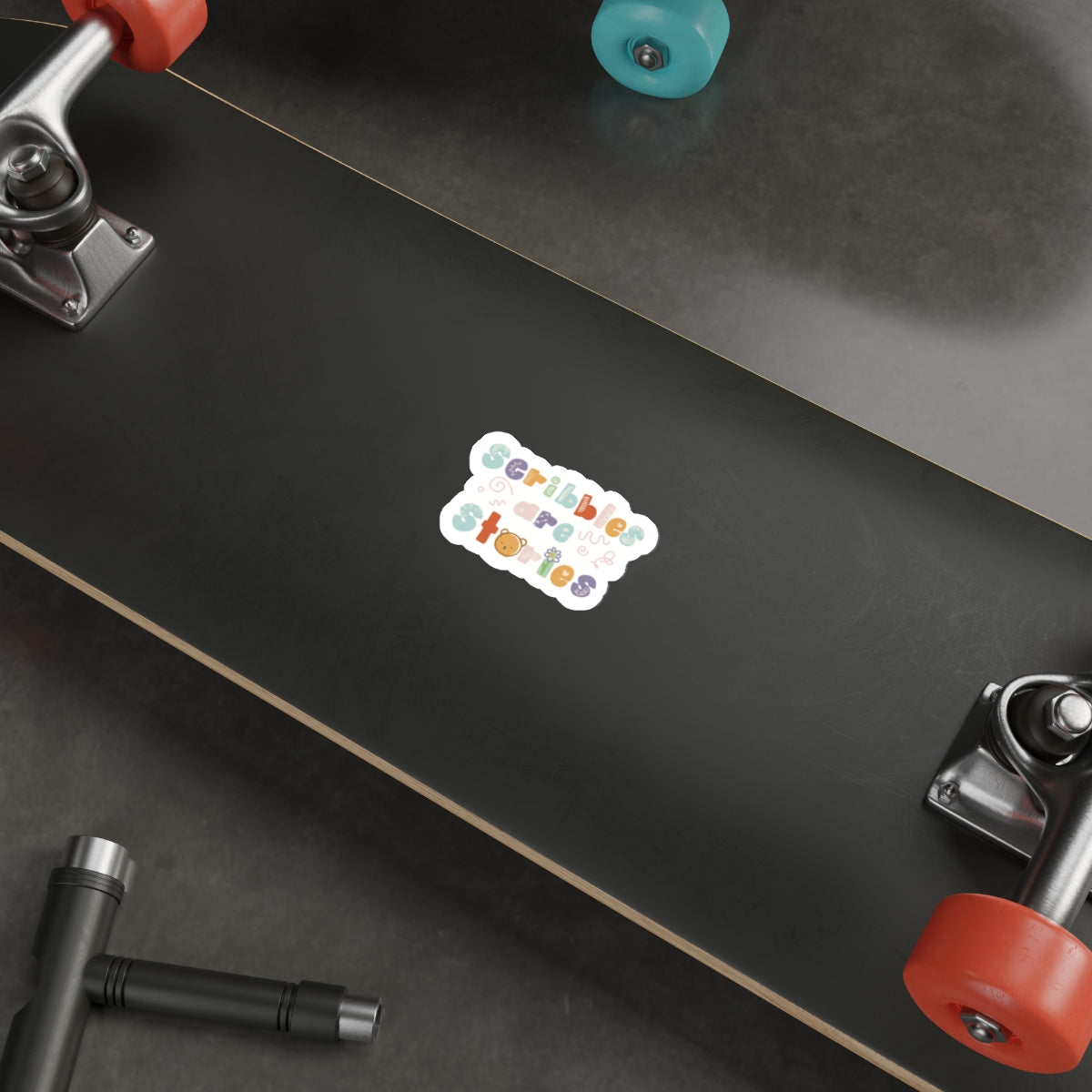 Scribbles are Stories Die-Cut Stickers for Kindergarten or Pre-K Teachers
