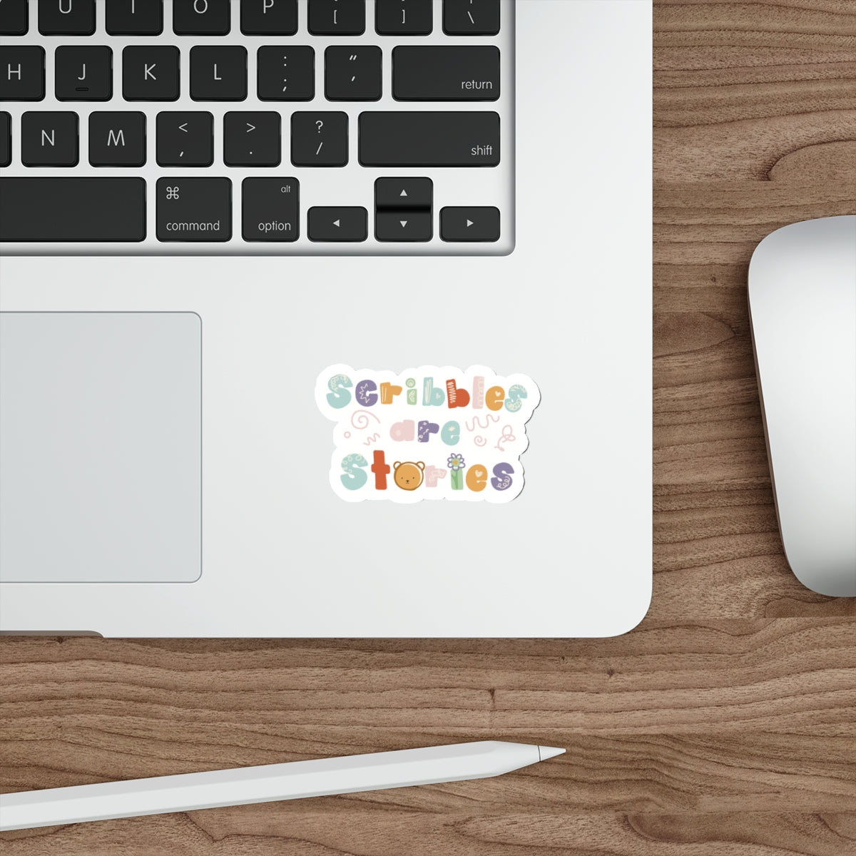 Scribbles are Stories Die-Cut Stickers for Kindergarten or Pre-K Teachers