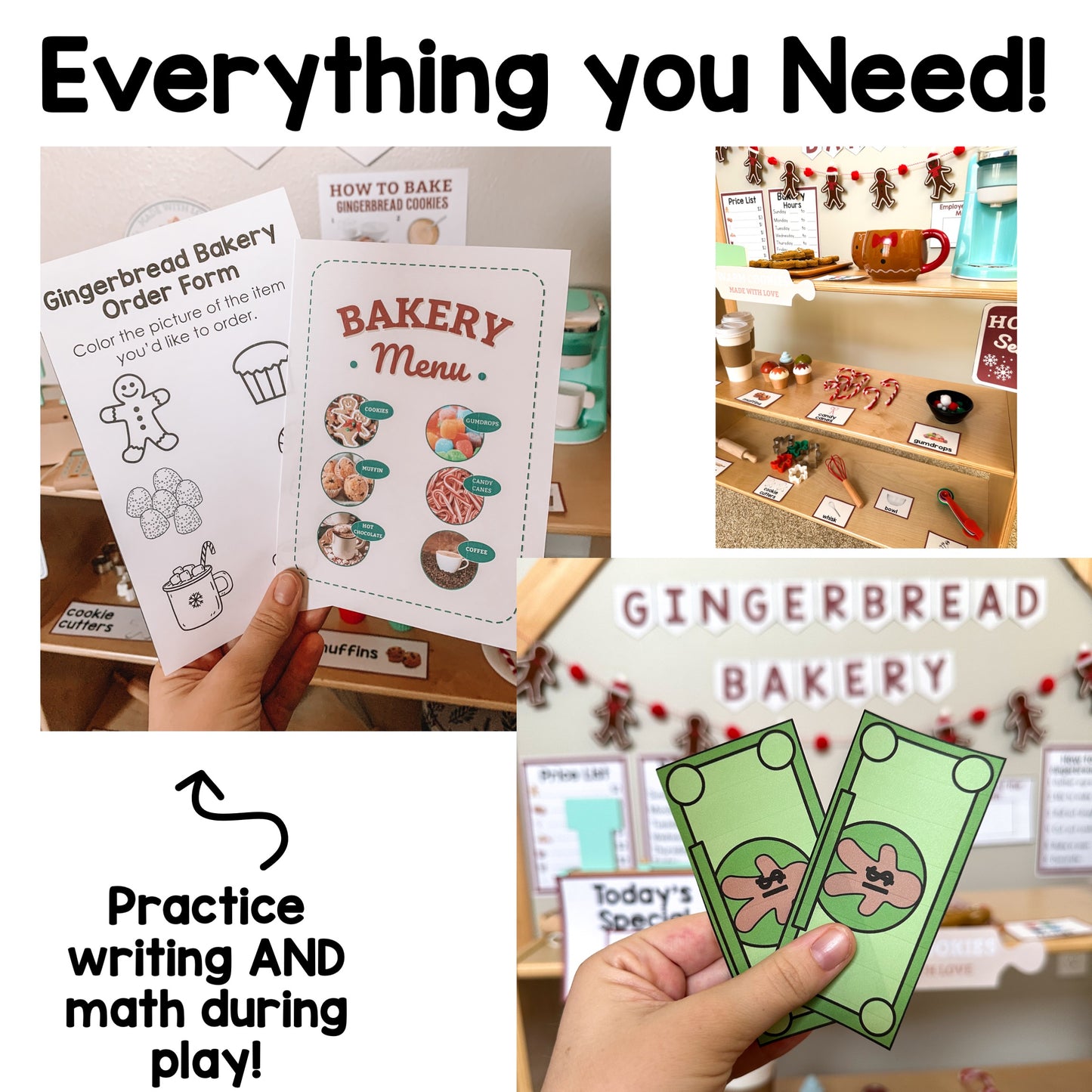 Gingerbread Bakery Dramatic Play