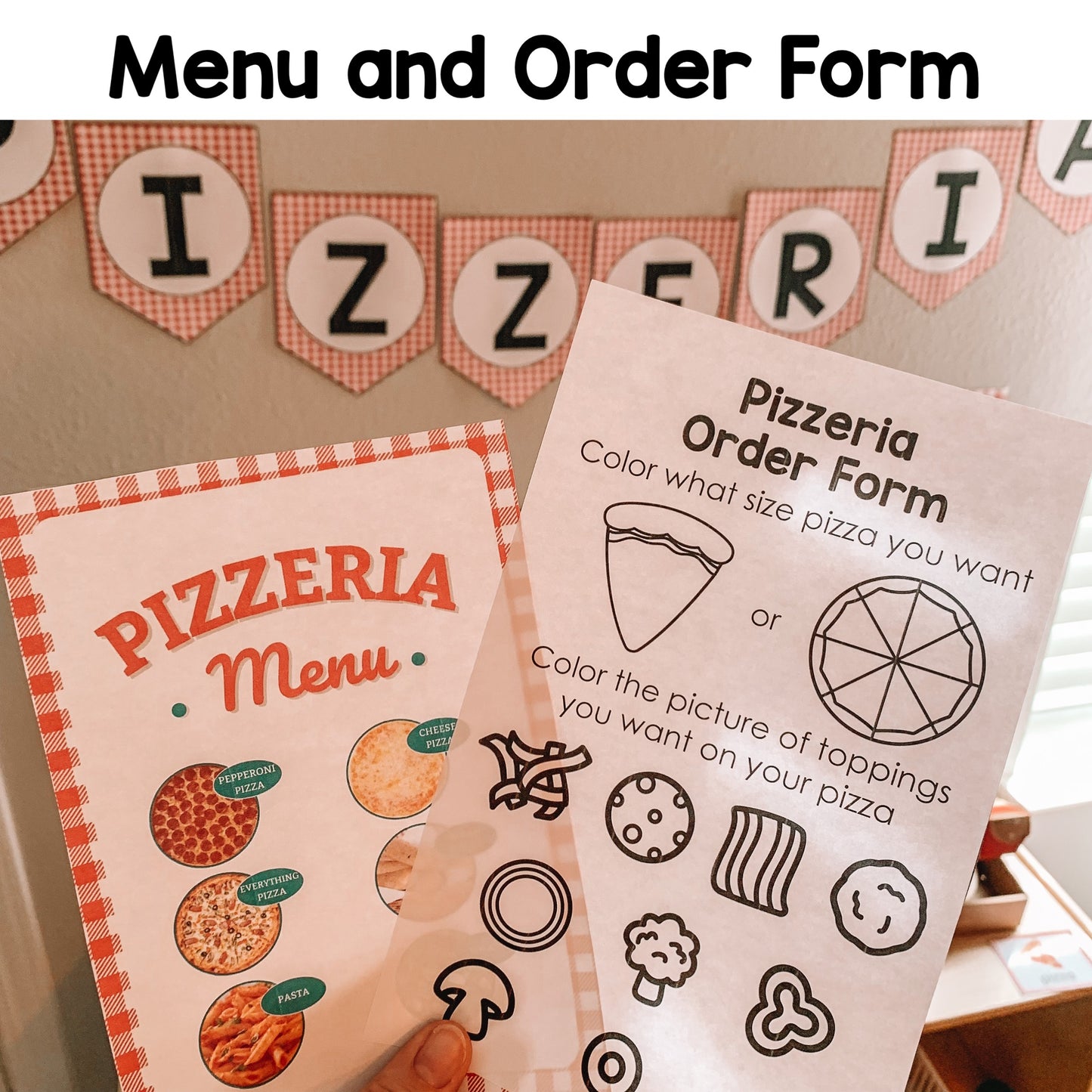 Pizzeria Dramatic Play | Pizza Shop