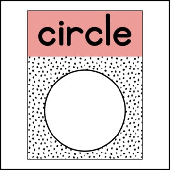 Pastel Rainbow Dalmatian 2D Shape Posters | Classroom Decor