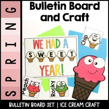 Ice Cream Bulletin Board Craft | End of the Year