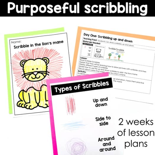 Preschool Drawing Unit | Scribble Scrabble Stories