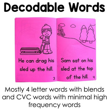 4 Letter Word Blends Decodable Books