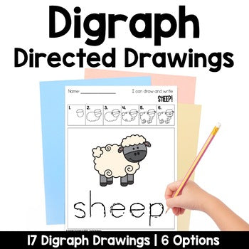 Digraph Directed Drawings | Decodable | Phonics