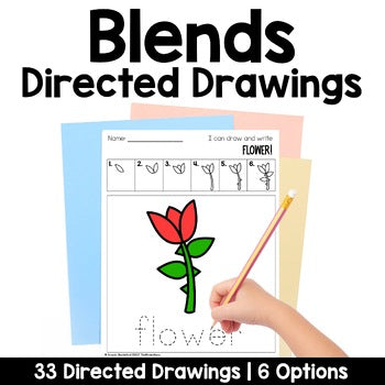 Blends Directed Drawings | Decodable | Phonics