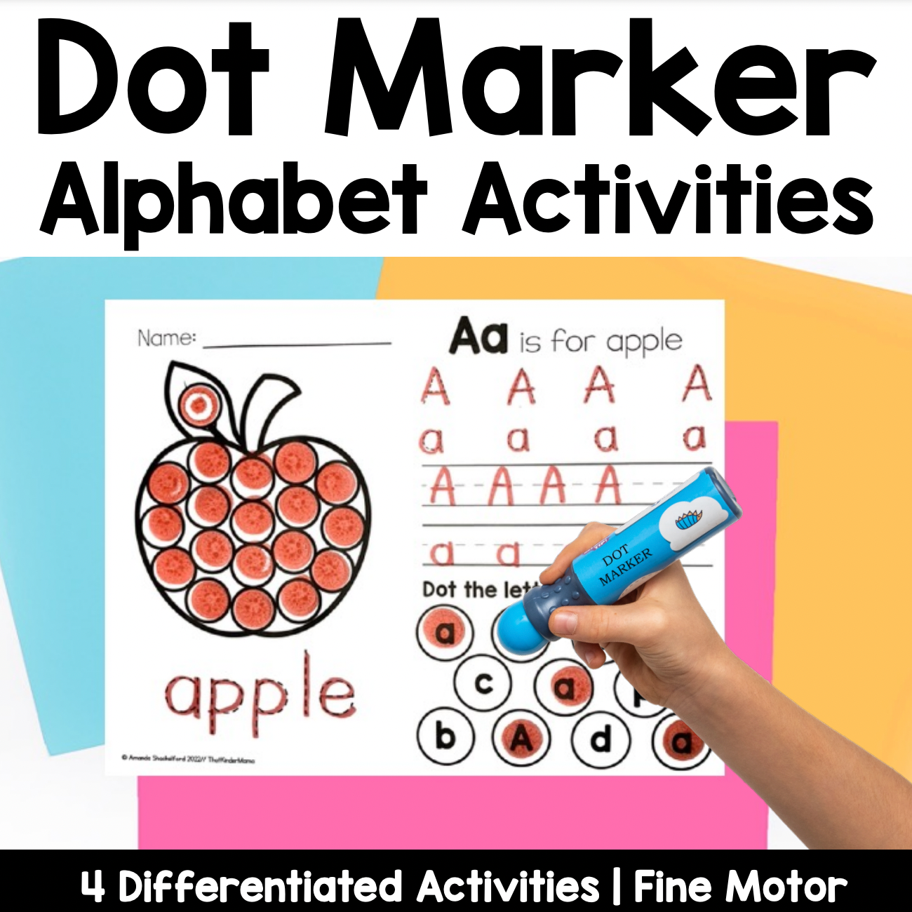 A to Z Dot Marker Activities | Bingo Dot Markers | Alphabet | Fine Motor