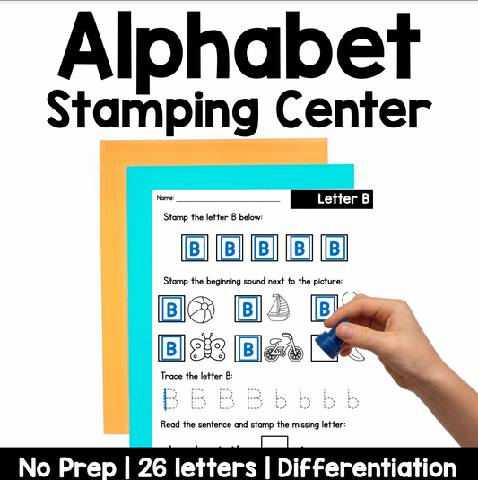 Alphabet Stamping Center | No Prep