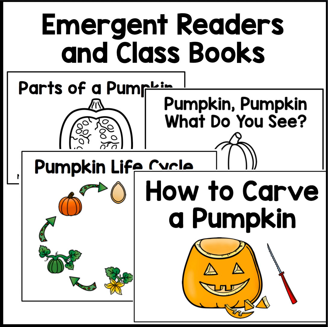 All About Pumpkins Bundle | Activities | Emergent Readers