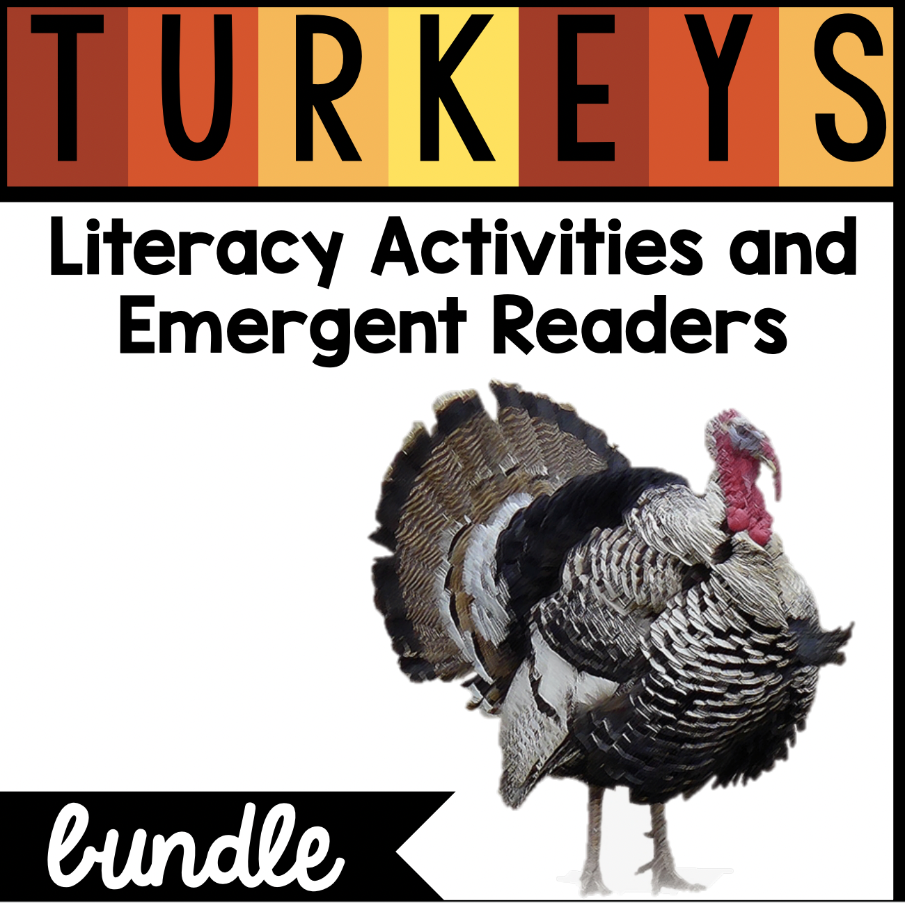 All About Turkeys Bundle | Thanksgiving | Emergent Readers