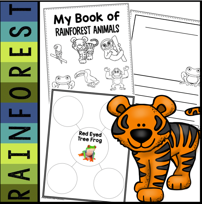 All About the Rainforest | Kindergarten | Writing | Nonfiction Unit