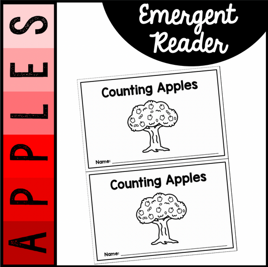 Apple Counting | Emergent Reader | Apples