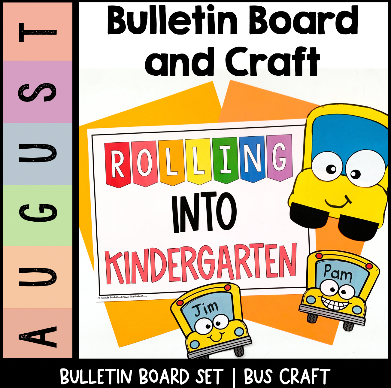 Back to School Bulletin Board and Craft | Bus Craft