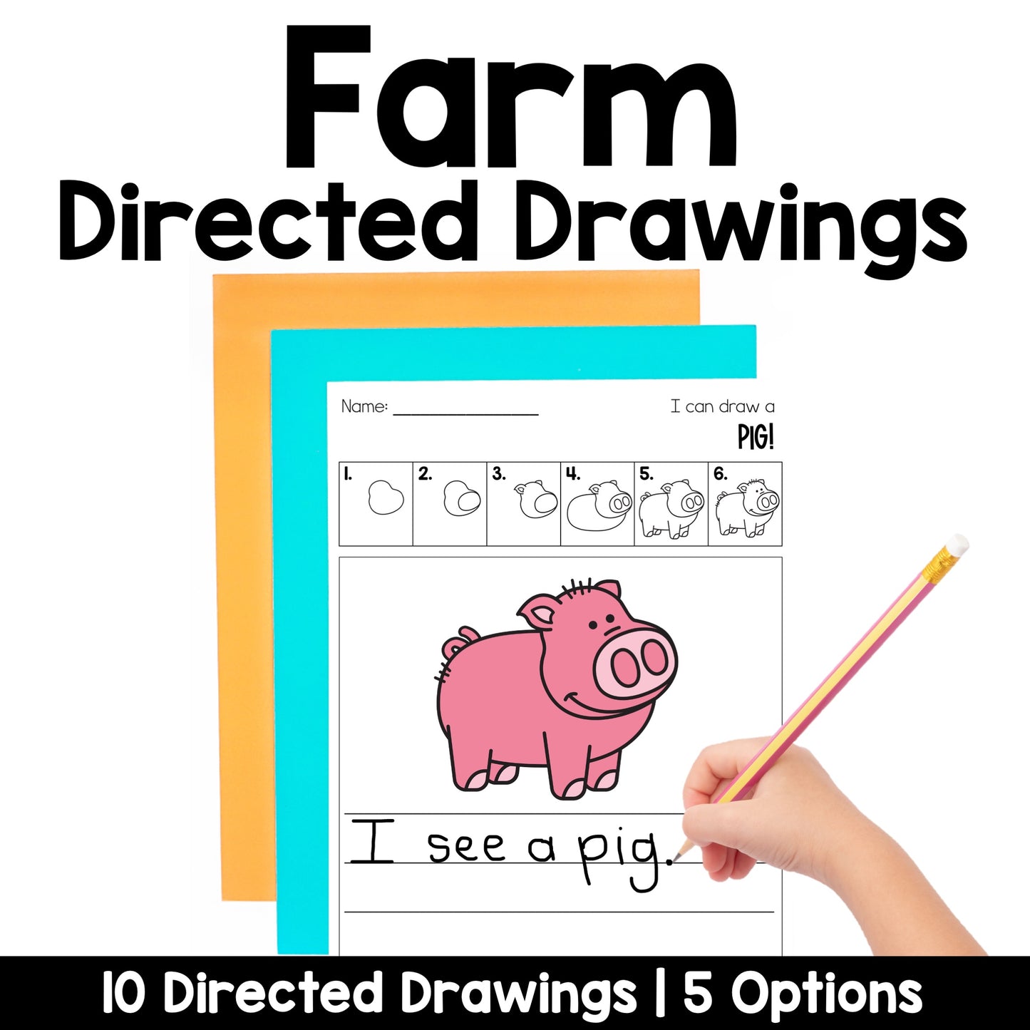 Farm Directed Drawing