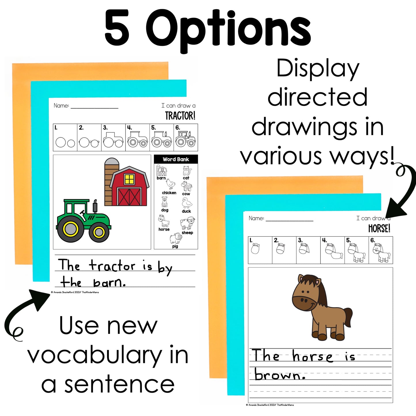 Farm Directed Drawing