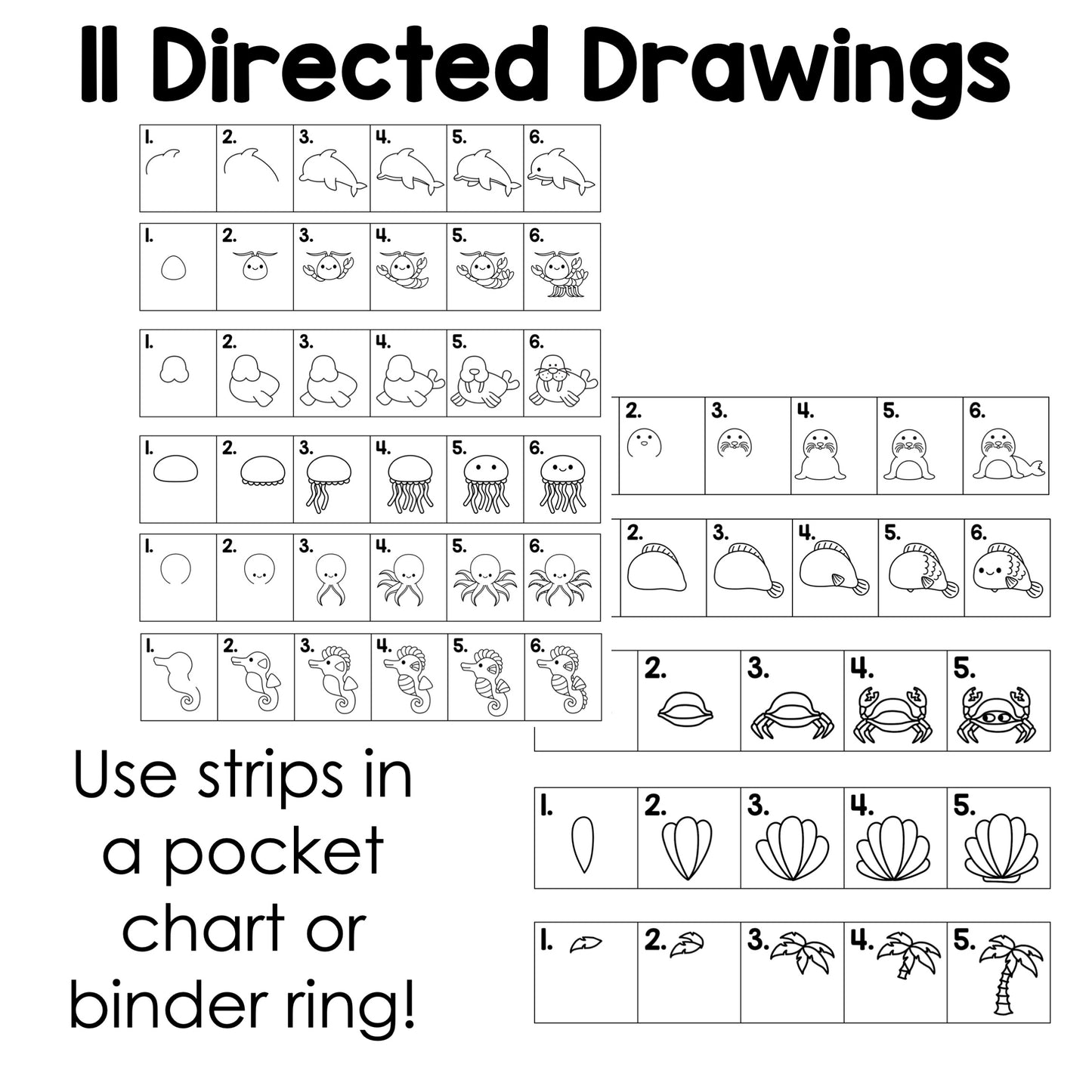 Ocean Directed Drawings