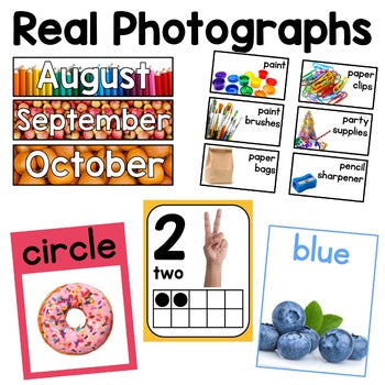 Nonfiction Classroom Decor Bundle | Real Pictures